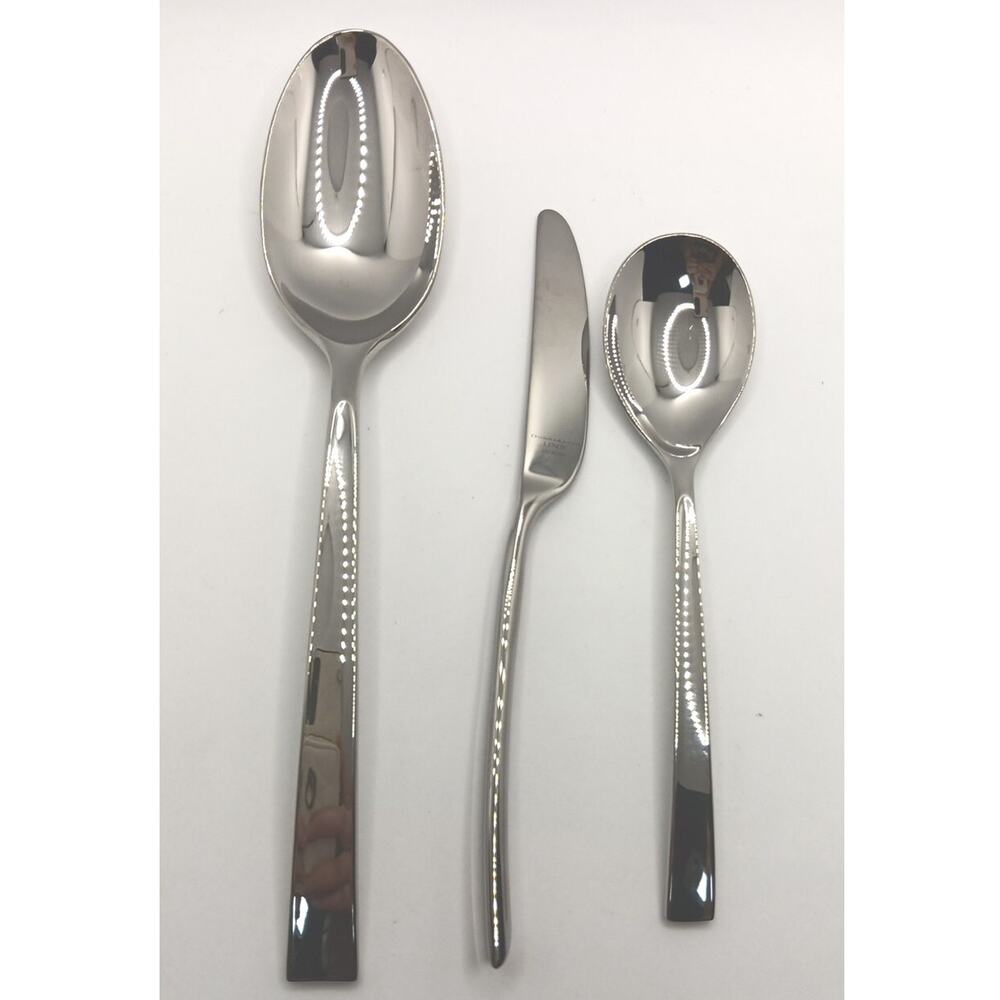 DONNA KARAN Lenox Ascend 3 Piece Serving Hostess Set 18/10 Stainless Flatware